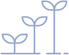 Growth plants icon